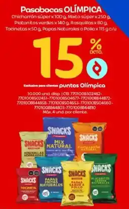 Olímpica Pasabocas OLÍMPICA oferta
