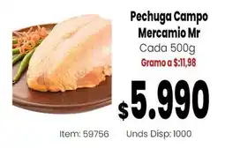 MercaTodo Pechuga Campo Mercamio Mr oferta