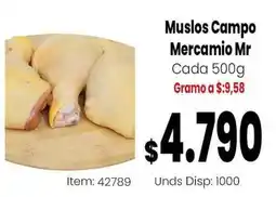 MercaTodo Mercamio Mr Muslos Campo oferta