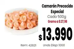 MercaTodo Camarón Precocido Especial oferta