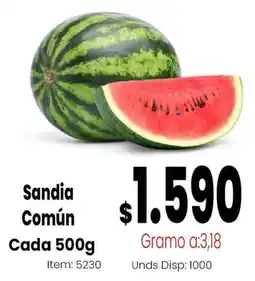 MercaTodo Sandia Común oferta