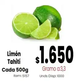 MercaTodo Limón Tahití oferta