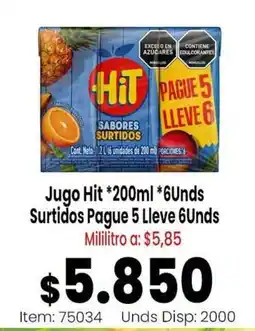 MercaTodo Jugo Hit oferta