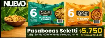 Seletti plátano verde/maduro