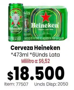 MercaTodo Cerveza Heineken oferta