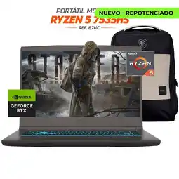 Falabella PORTATIL GAMER Thin 15 RYZEN 5 7535HS - RTX 3050 4GB - 40GB RAM - SSD 2TB - 15.6” FHD 144Hz oferta