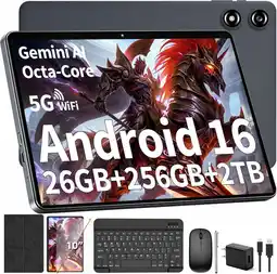 Falabella Tablet Android con teclado - Android 16 tableta con 26 GB+256 GB+2 oferta