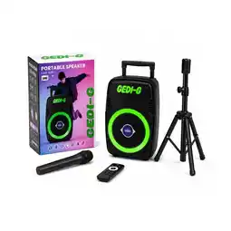 Falabella Parlante de Sonido Gedi-G GD-929 8 Bluetooth Negra oferta