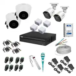 Falabella Kit completo De Cámaras De Seguridad Dvr 8ch + 4cámaras oferta