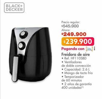 Metro Freidora de aire oferta
