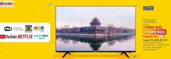 Metro Smart tv uhd 4k 55'' oferta