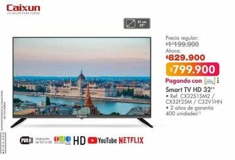 Metro Smart tv hd 32'' oferta