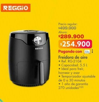 Metro Freidora de aire oferta