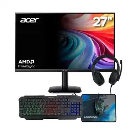 Falabella MONITOR 27 - KA272 - FHD - 144HZ - 1MS - PANEL IPS - AMD FreeSync + COMBO 4-1 oferta