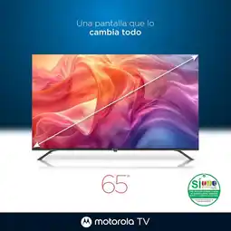 Falabella Televisor 65 QLED Smart TV 4K Ultra HD Google TV- MOT65NUQE05 oferta