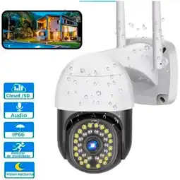 Falabella Camara Robotica Para Exteriores Wifi Full Hd 1080p Ptz Zoom oferta