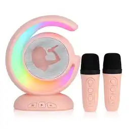 Falabella Parlante Karaoke Portátil Bluetooth con Doble Micrófono Inalámbrico Luces Led y Micro Sd oferta