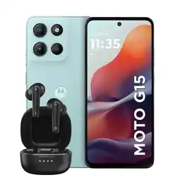 Falabella Celular G15 4GB 512GB Celeste + Obsequio Audifonos Genius oferta