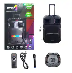 Falabella Parlante Bluetooth Lazer Lz-7263 Tipo Maleta Con Micrófono oferta