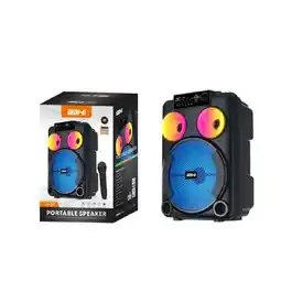 Falabella Parlante Cabina Bluetooth Portátil Gedi-G GD-892 Con Luces RGB Y Micrófono oferta