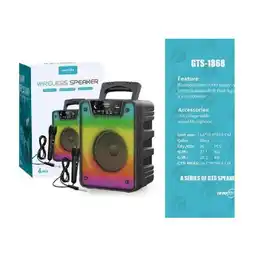 Falabella Parlante Portátil Bluetooth Greatnice GTS-1868 De 4 Con Micrófono oferta