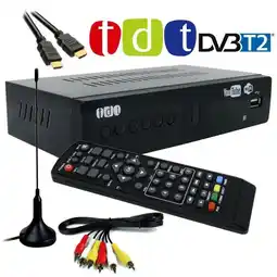 Falabella Decodificador TDT Sintonizador De Televisión Digital HD DVB2 oferta