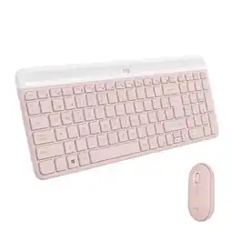 Falabella Mk470, Combo Inalámbrico Slim, Teclado Y Mouse, Rosa oferta