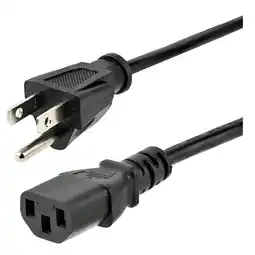 Falabella Cable de poder corriente 110V. par PC monitor Negro oferta