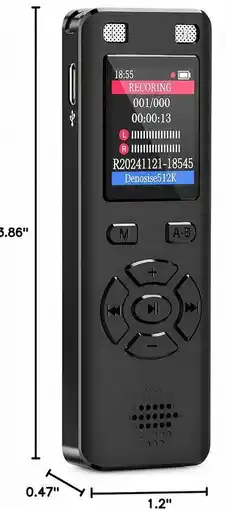 Falabella Grabadora De Voz Dijital 128 Gb 9280 Horas Activado Por Voz oferta