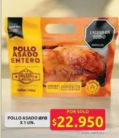 Ara Pollo asado entero oferta