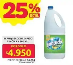 Ara Limpio - blanqueador limón oferta