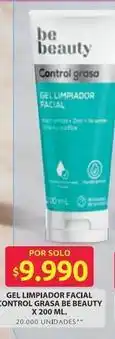 Ara Be beauty - gel limpiador facial control grasa oferta