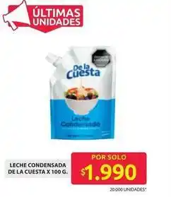 Ara Cuesta - leche condensada oferta