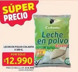 Ara Colanta - leche en polvo oferta