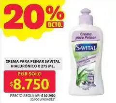 Ara Savital - crema para peinar savital hialurónico oferta