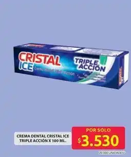 Ara Cristal - crema dental triple accion oferta