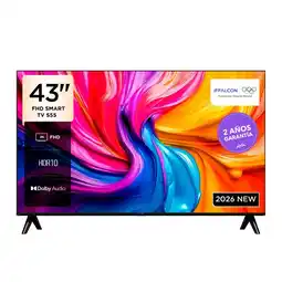 Falabella Televisor 43 FHD Smart TV LED 43S53 Android TV oferta