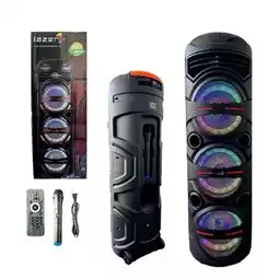 Falabella Parlante Cabina De Sonido Lazer Recargable Bluetooth Luces LED oferta