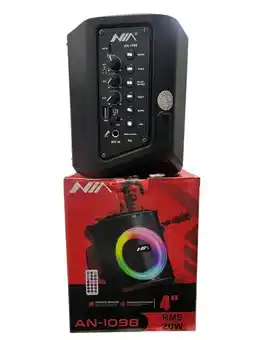 Falabella Parlante Recargable Bluetooth 4 AN-1098 Con control y amplificador digital oferta