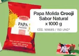 Makro Crooji papa molida sabor natural oferta