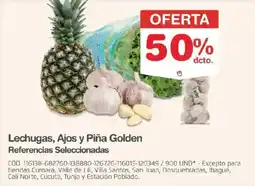 Makro Lechugas, Ajos y Piña Golden oferta