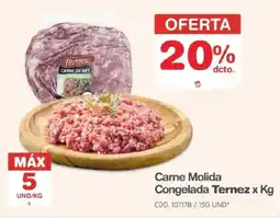Makro Carne Molida Congelada Ternez oferta