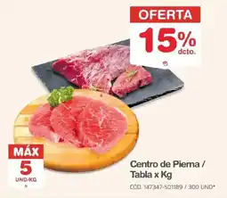 Makro Centro de Pierna / Tabla oferta