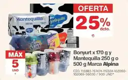 Makro Bonyurt y Mantequilla oferta