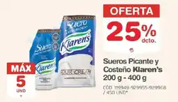 Makro Klaren's Sueros Picante y Costeño oferta
