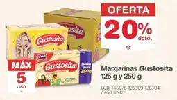Makro Margarinas Gustosita oferta