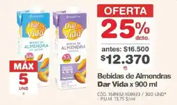 Makro Dar Vida bebidas de almendras oferta