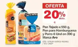 Makro Aro Pan Tajado Pan para Hamburguesa y Perro oferta