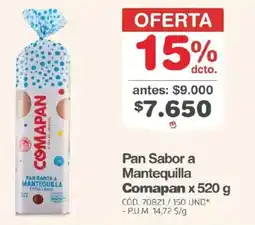 Makro Comapan pan sabor a mantequilla oferta