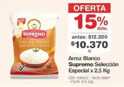 Makro Supremo Arroz Blanco Selección Especial oferta